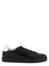 Versace Bicolor Calfskin Low Top Sneakers