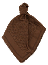 Brown Silk Scarf