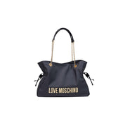 Black Polyester Handbag