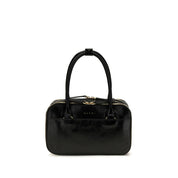 Black Calf Leather Bos Taurus Handbag
