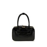 Black Calf Leather Bos Taurus Handbag