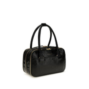 Black Calf Leather Bos Taurus Handbag
