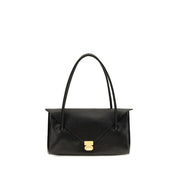 Black Calf Leather Bos Taurus Shoulder Bag