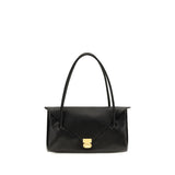 Black Calf Leather Bos Taurus Shoulder Bag