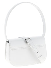 White Cowhide Shoulder Bag