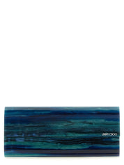 Bicolor Polyester Clutch Bag