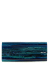 Bicolor Polyester Clutch Bag