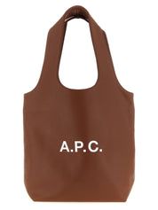 Brown Polyester Handbag