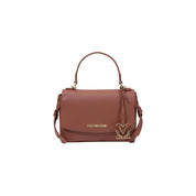 Brown Polyethylene Handbag