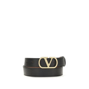 Black Calf Leather Bos Taurus Belt