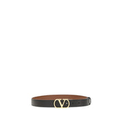 Black Calf Leather Bos Taurus Belt