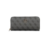 Guess Jeans Black Polyurethane Womens Wallet