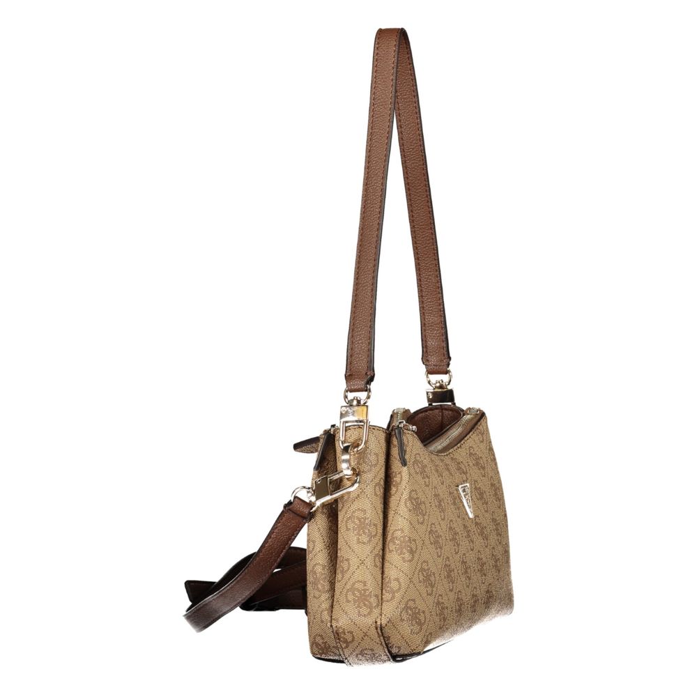 Guess Jeans Beige Polyurethane Women's Bag Guess Jeans