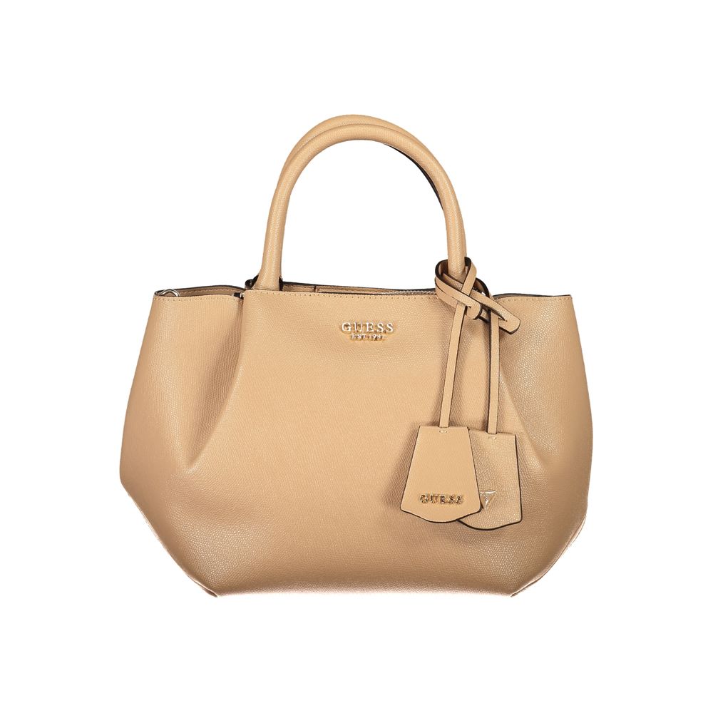 Guess Jeans Beige Polyurethane Women's Bag Guess Jeans