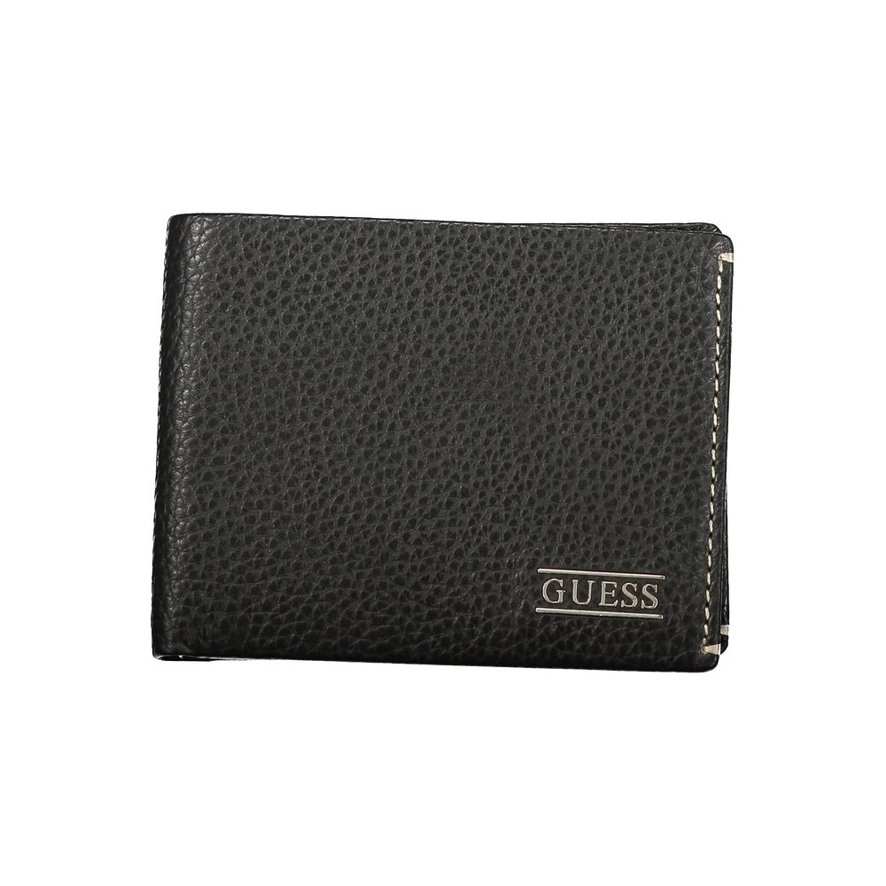 Guess Jeans Black Leather Men's Wallet Guess Jeans