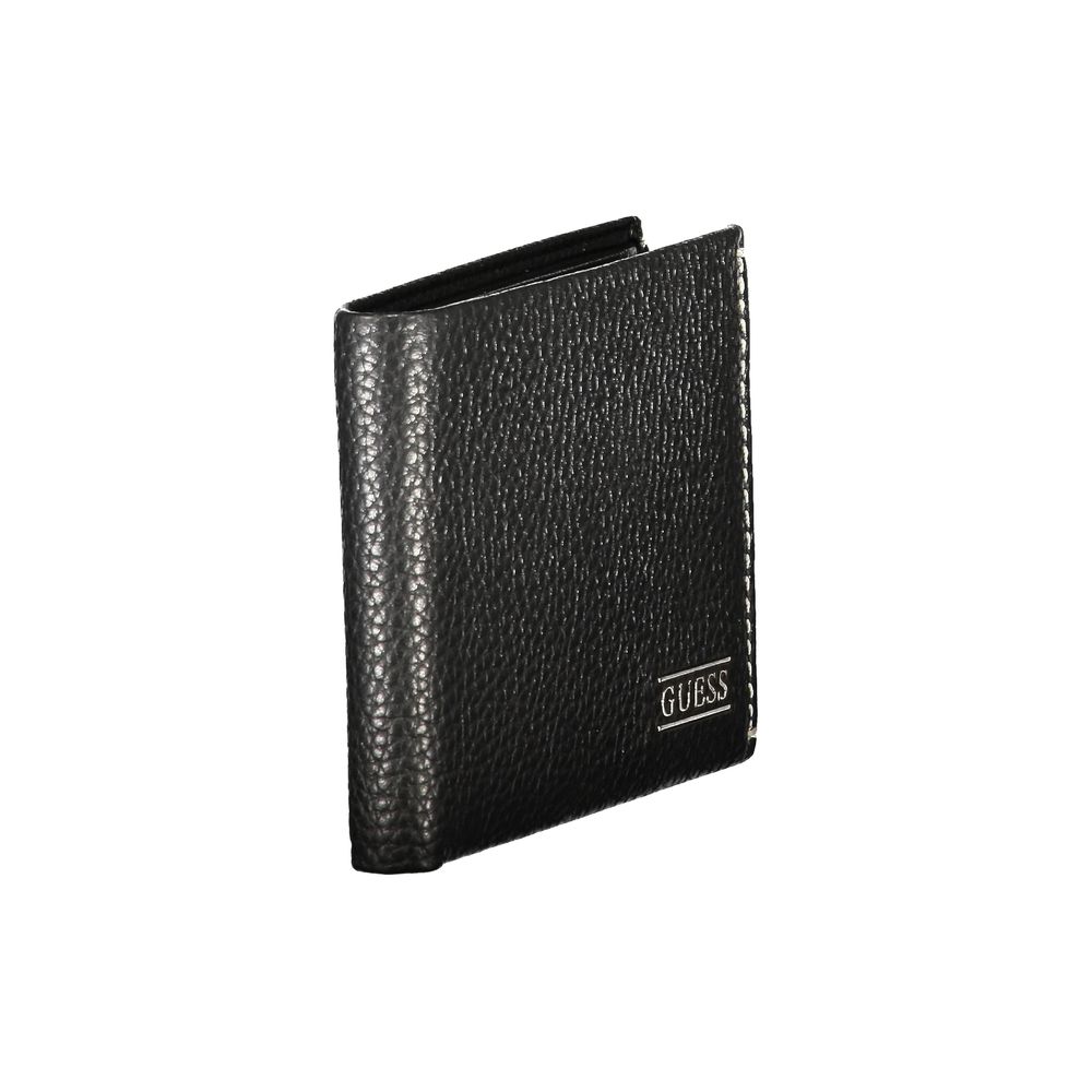 Guess Jeans Black Leather Men's Wallet Guess Jeans