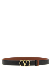Black Calfskin Regular Belt