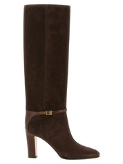 Valentino Garavani Brown Calfskin Over The Knee