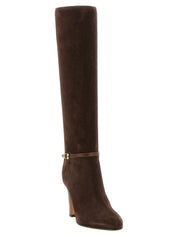 Valentino Garavani Brown Calfskin Over The Knee