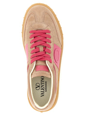 Multicolor Calfskin Low Top Sneakers