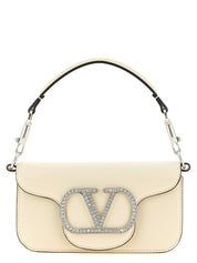 White Calfskin Shoulder Bag