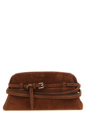 Brown Calfskin Clutch Bag