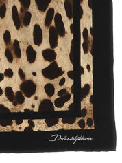 Brown Silk Scarf