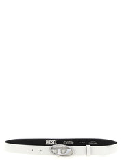White Leather Regular Belt