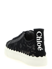 Black Polyamide Low Top Sneakers
