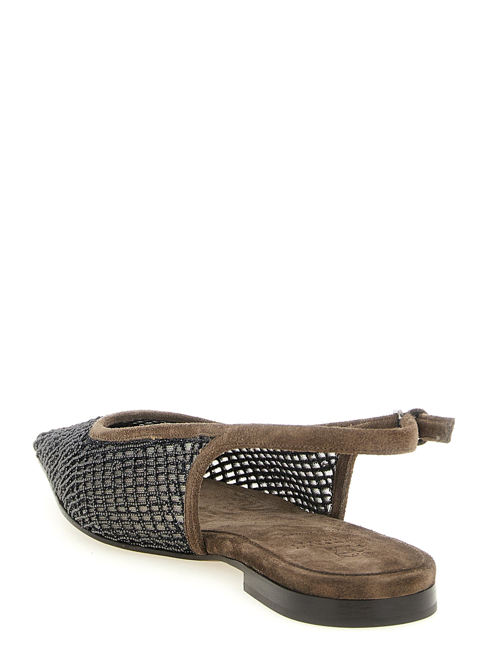 Brown Calfskin Ballet Flats