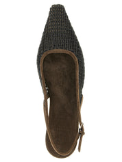 Brown Calfskin Ballet Flats