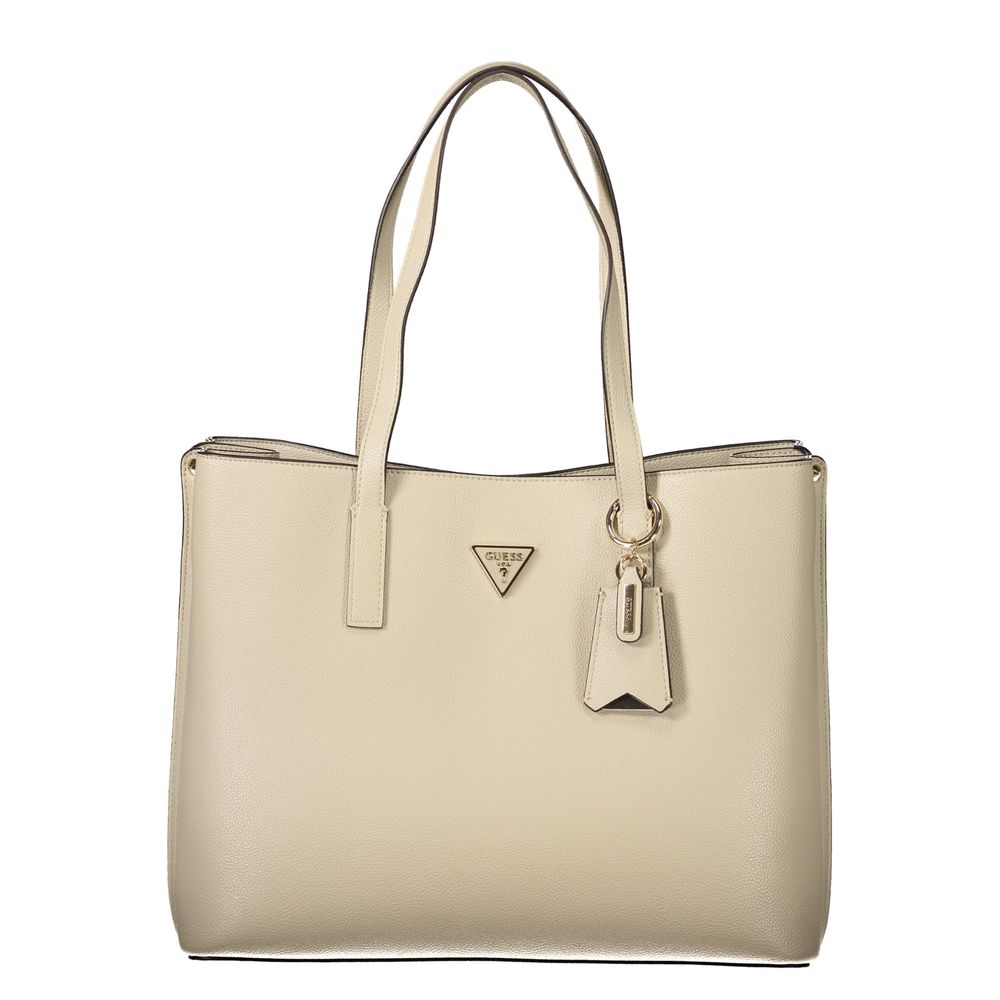 Guess Jeans Beige Polyurethane Women's Bag Guess Jeans