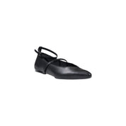 Black Polyester Platform Pumps