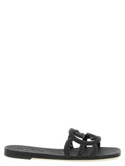 Gucci Black Rubber Slides