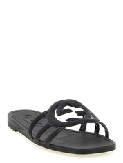 Gucci Black Rubber Slides