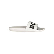 Hugo Boss White Polyurethane Men's Slipper