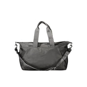 Black Polyurethane Men's Bag