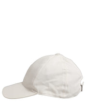 Dolce & Gabbana Men White Cotton Baseball Capello 6 Panels Hat
