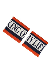 Dolce & Gabbana Set Multicolor Striped Cotton "King Of My Life" Wristband