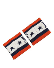 Set Multicolor Striped Cotton "King Of My Life" Wristband