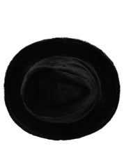 Dolce & Gabbana Men Black Classic Wide Brim Fedora Capello Hat
