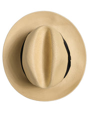 Dolce & Gabbana Men Beige Paper Straw Fedora Panama Capello Hat