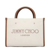 Beige Fabric Handbag