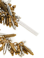 Gold Marabou Necklace