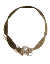 Gold Tone Brass Coin Metal Waist Cintura Belt
