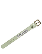 Green Embossed Leather Gold Buckle Belt Strap Bracelet