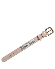 Pink Embossed Leather Gold Buckle Belt Strap Bracelet