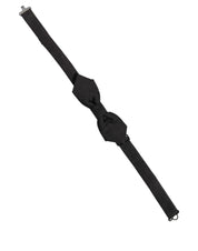 Men Black 100% Silk Adjustable Neck Papillon Bow Tie