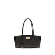Black Calf Leather Bos Taurus Shoulder Bag