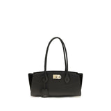 Black Calf Leather Bos Taurus Shoulder Bag